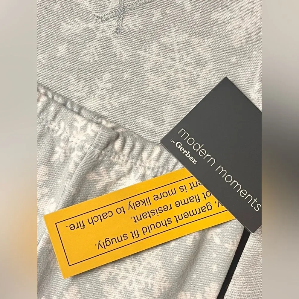 NWT modern moments by Gerber soft pajama Sz 12M